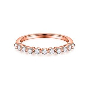 18k Diamond Half Eternity Ring